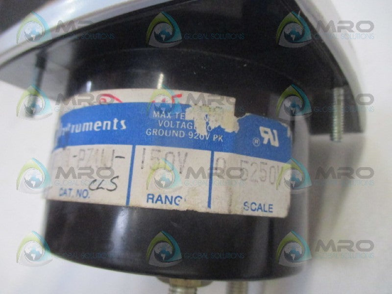 SIEMENS 016-02VA-PZUJ  PANEL METER 0-5.25 AC KV NSNP