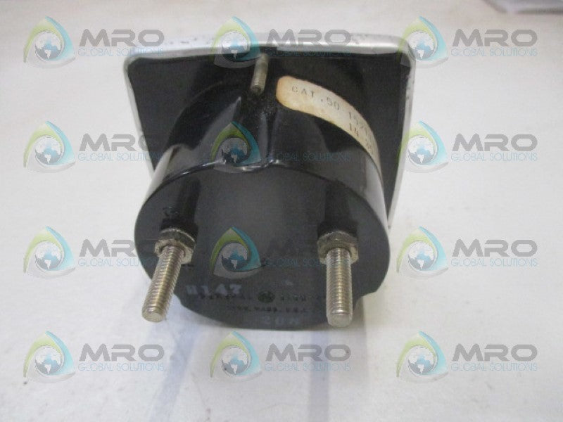 GENERAL ELECTRIC 50-152141LSPK2 PANEL METER 0-100 ACA NSNP