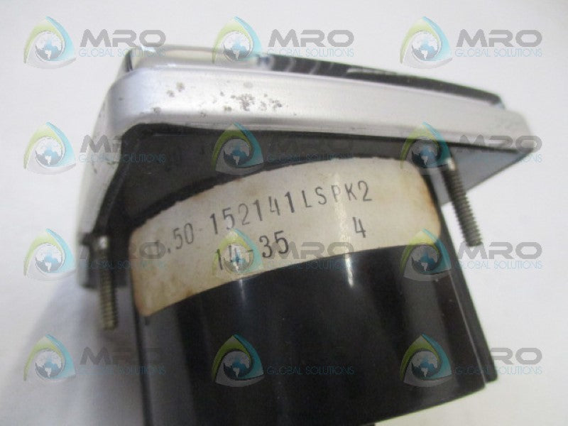 GENERAL ELECTRIC 50-152141LSPK2 PANEL METER 0-100 ACA NSNP