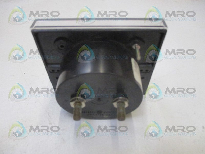 GENERAL ELECTRIC 251340LSSC PANEL METER 0-400 ACA NSNP