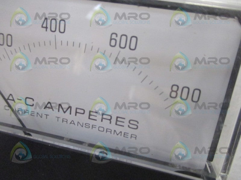 GENERAL ELECTRIC 251340LSSC PANEL METER 0-400 ACA NSNP