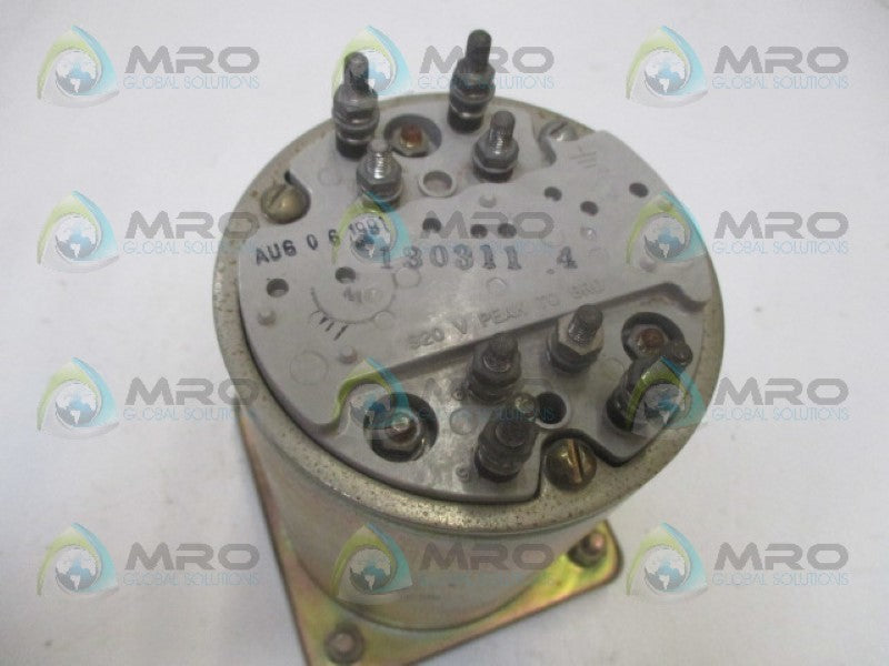 WESTINGHOUSE KP-241 130311-2 PANEL METER 6-6 AC MW NSNP