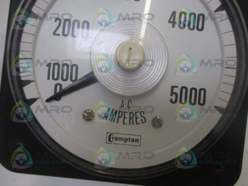 CROMPTON 077-08VA-PZ PANEL METER 0-5000 ACA UNMP