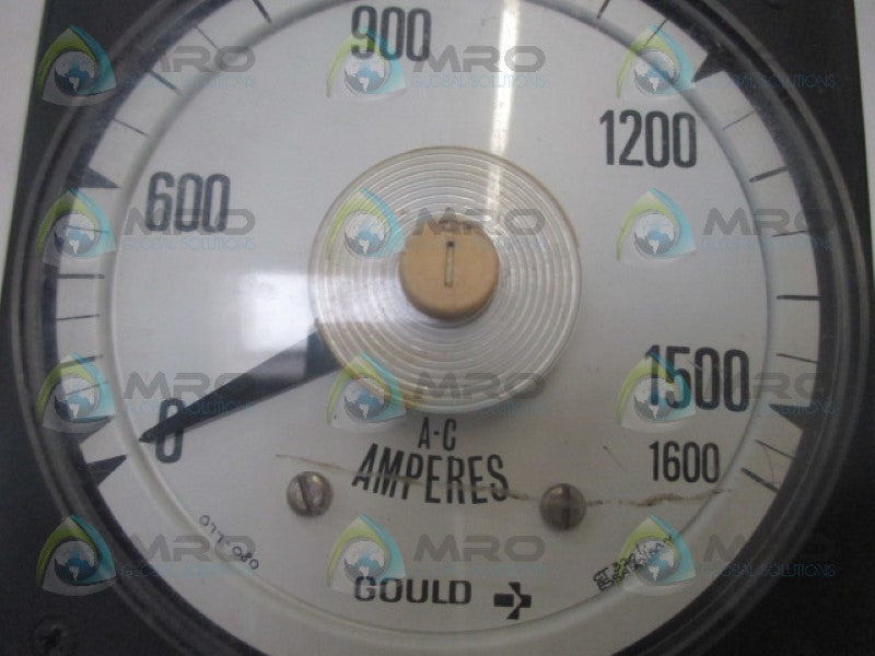 GOULD 077-08AA-LSTE PANEL METER 0-1600 ACA UNMP