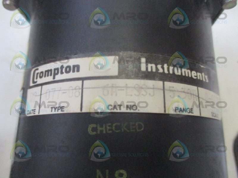 CROMPTON 077-086A-LSSJ PANEL METER 0-3600 ACA NSNP