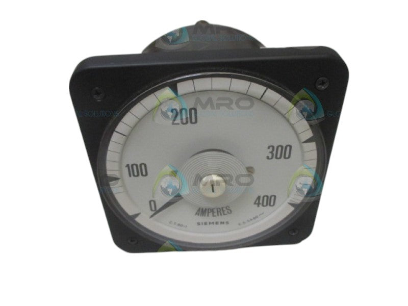 SIEMENS 077-08AA-LSSC-CLS PANEL METER 0-400 ACA NSNP