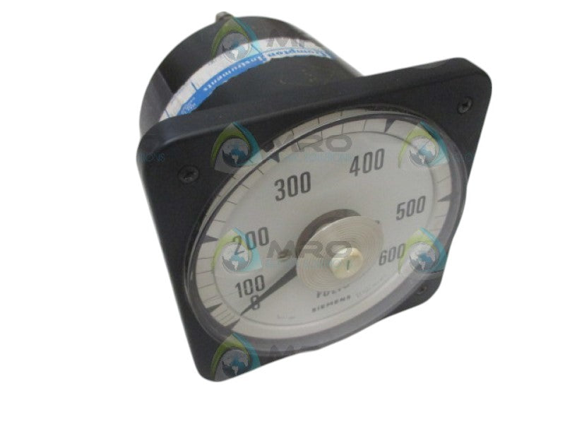 SIEMENS 077-08VA-PZSJ-CLS PANEL METER 0-600VAC (AS PICTURED) NSNP