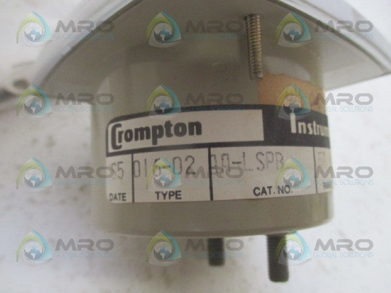 CROMPTON 016-02AA-LSPB PANEL METER 0-75ACA NSMP