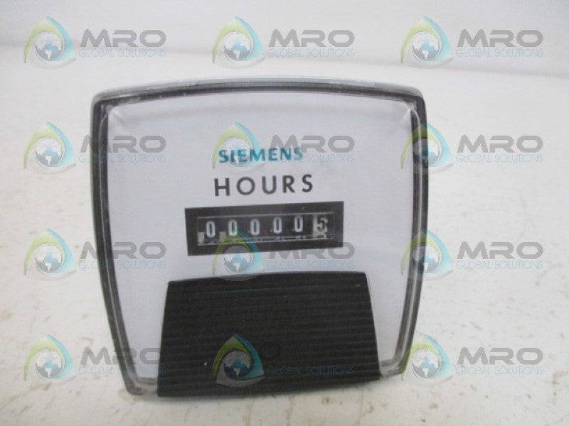 SIEMENS 235-02AA-LSMT-CLS ELAPSED TIME METER 120VAC NSMP