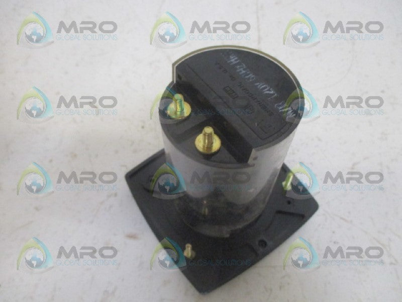 SIEMENS 235-02AA-LSMT-CLS ELAPSED TIME METER 120VAC NSMP