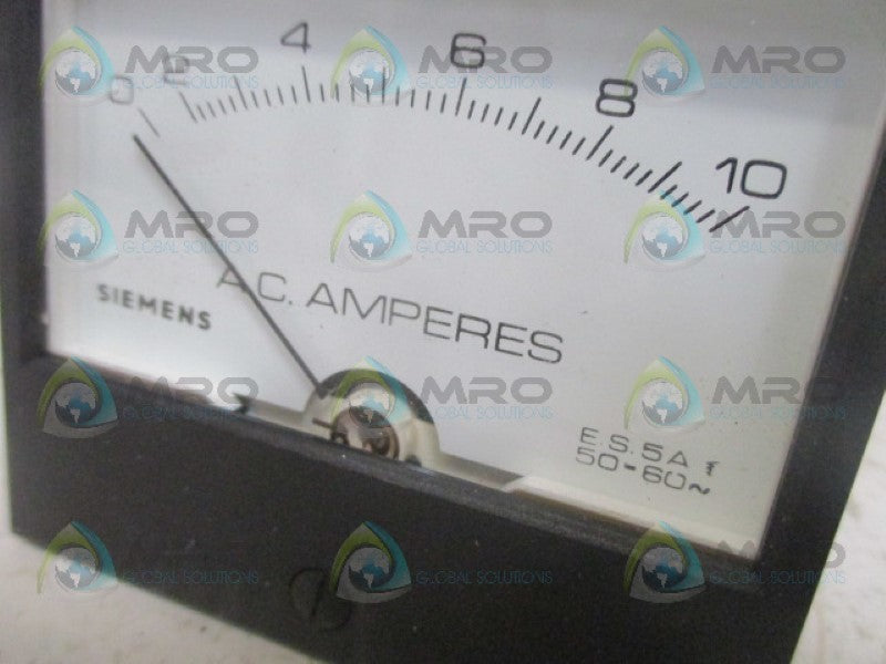 SIEMENS 235-02AA-LSMT-CLS PANEL METER 0-10ACA NSNP