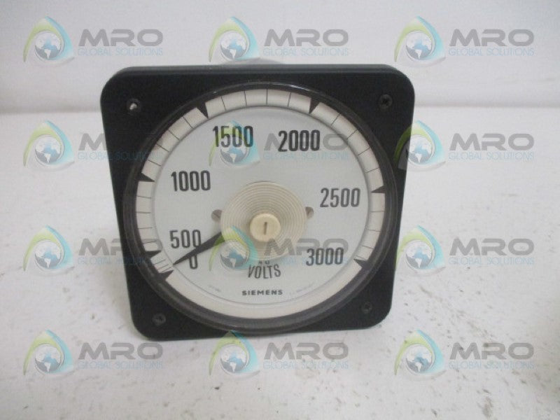 CROMPTON 077-08VAPZUA PANEL METER 0-3000 VAC NSMP