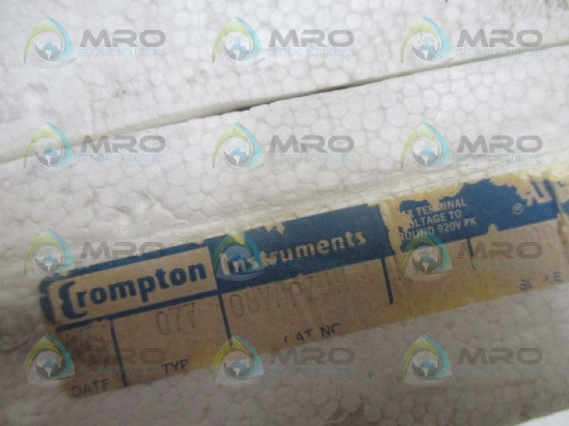CROMPTON 077-08VAPZUA PANEL METER 0-3000 VAC NSMP