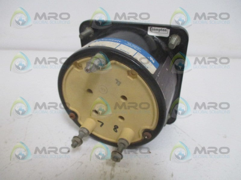 CROMPTON 077-08AA-LSSJ-CLS PANEL METER 0-1000ACA NSNP