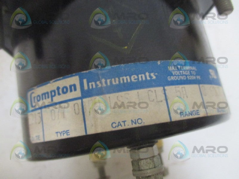 CROMPTON 077-08AA-LSSJ-CLS PANEL METER 0-1000ACA NSNP