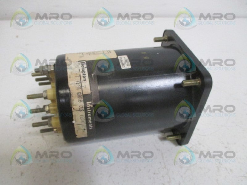 CROMTPON 077-136A-QQAB-CLS PANEL METER POWER FACTOR NSMP