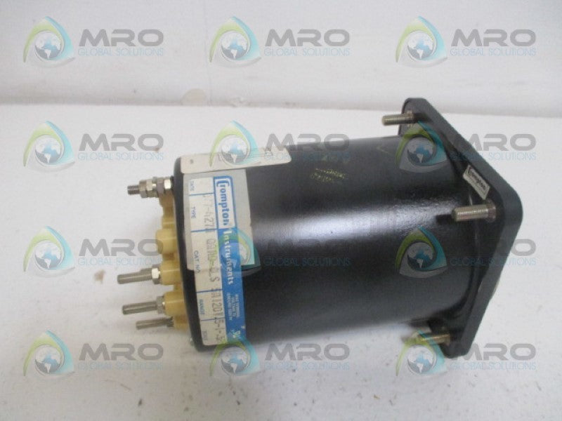 CROMPTON 077-427A-QQAD-CLS PANEL METER .5-.5 CONTROL POWER NSMP