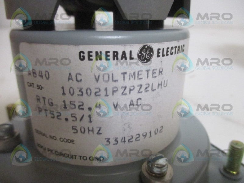 GENERAL ELECTRIC 50-103021PZPZ2LHU 0-8000VAC NSMP