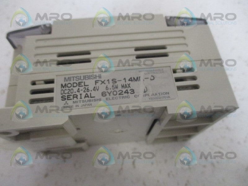 MITSUBISHI FX1S-14MR-D PROGRAMMABLE CONTROLLER NSNP