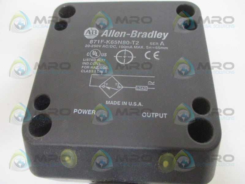 INDUSTRIAL SPARE PART 871F-K6N80-T2 SER. A PROXIMITY SENSOR NSMP