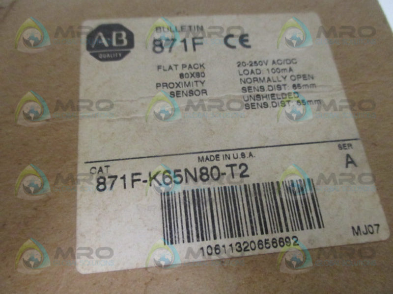 INDUSTRIAL SPARE PART 871F-K6N80-T2 SER. A PROXIMITY SENSOR NSMP