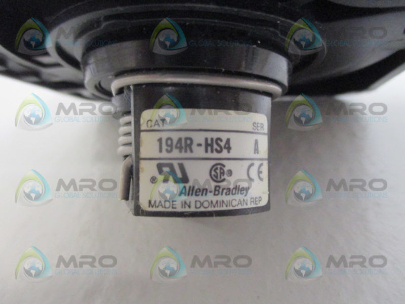 ALLEN BRADLEY 194R-HS4 SER. A HANDLE (MISSING ACCESSORIES) *NEW IN BOX*