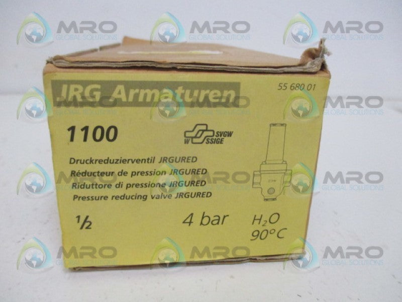 JRG ARMATUREN 1100 PRESSURE REDUCING VALVE 1/2" NSMP
