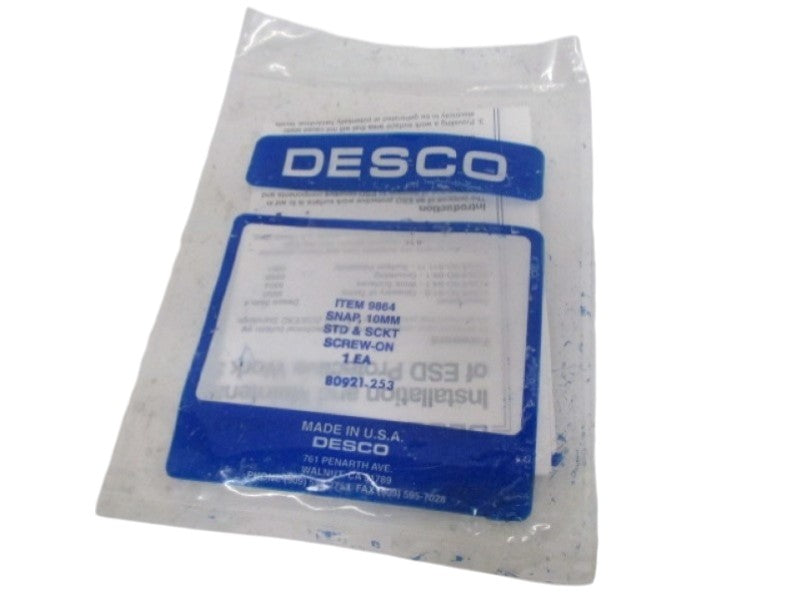 DESCO 9864 SCREW ON SNAP MOUNTING KIT NSMP