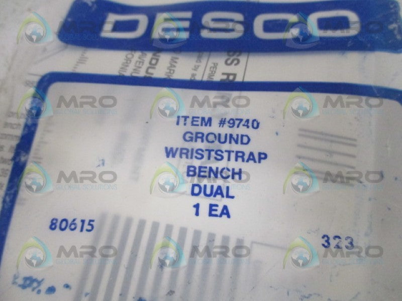 DESCO 9740 DUAL GROUND WRISTSTRAP BENCH NSMP