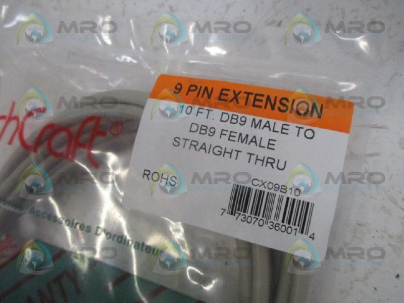 TECHCRAFT CX09B10 EXTENSION 9-PIN 10FT NSMP
