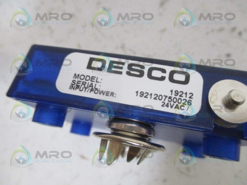 DESCO 19212 MINI WORKSTATION MONITOR 120VAC NSMP