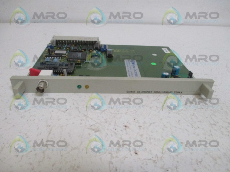 BERTHEL S5-ARCNET 0038-H-000100-EZ04.4 INTERFACE MODULE NSMP