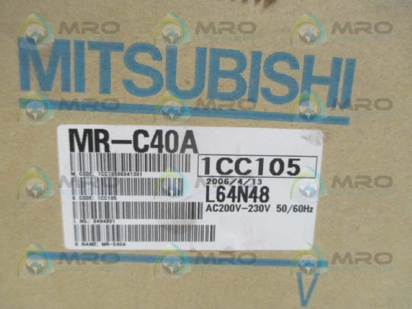 MITSUBISHI MR-C40A AC SERVO NSFS