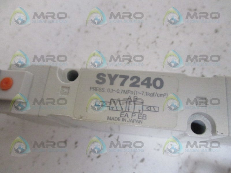SMC SY7240 SOLENOID VALVE 24VDC NSNP