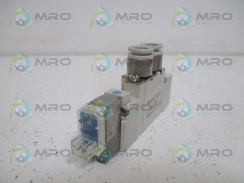 SMC SY5120-5L0Z-C8 SOLENOID VALVE 24VDC NSNP