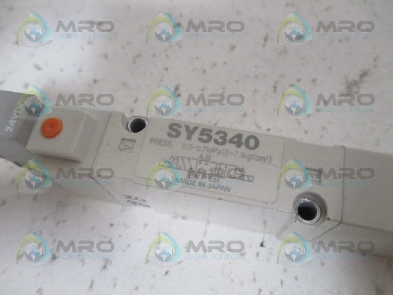 SMC SY5340 SOLENOID VALVE 24VDC (AS PICTURED) NSNP