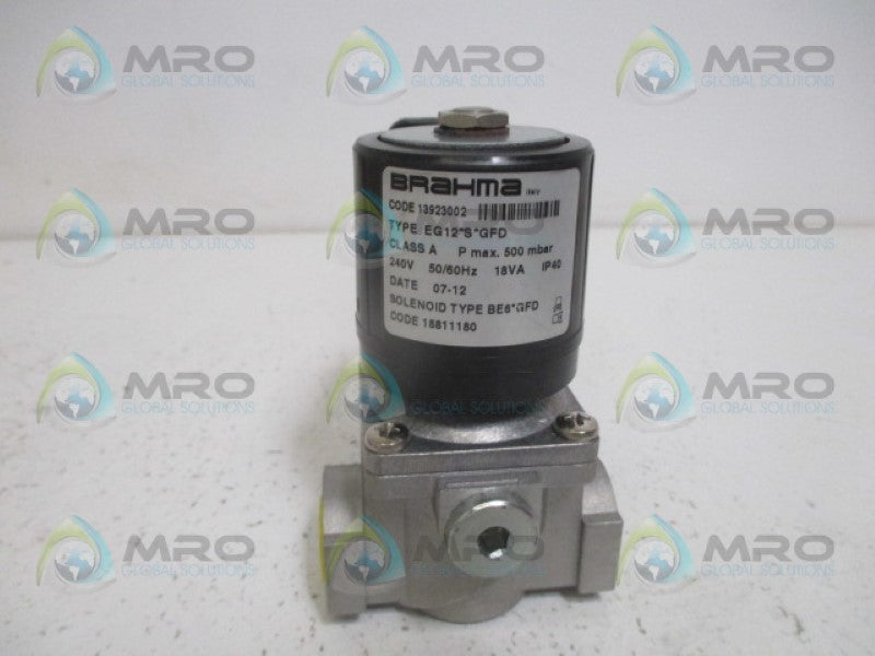 BRAHMA EG12SGFD SOLENOID VALVE 240V NSNP
