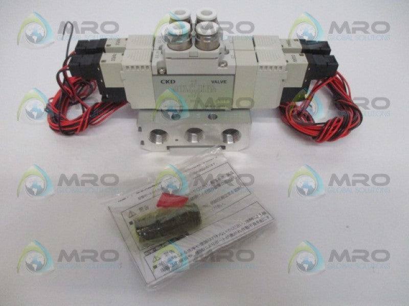 CKD M4GA280-C6-E22-2-3 SOLENOID VALVE 24VDC NSMP