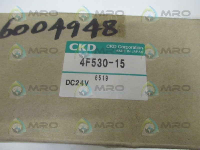 CKD 4F530-15 SOLENOID VALVE 24VDC NSMP