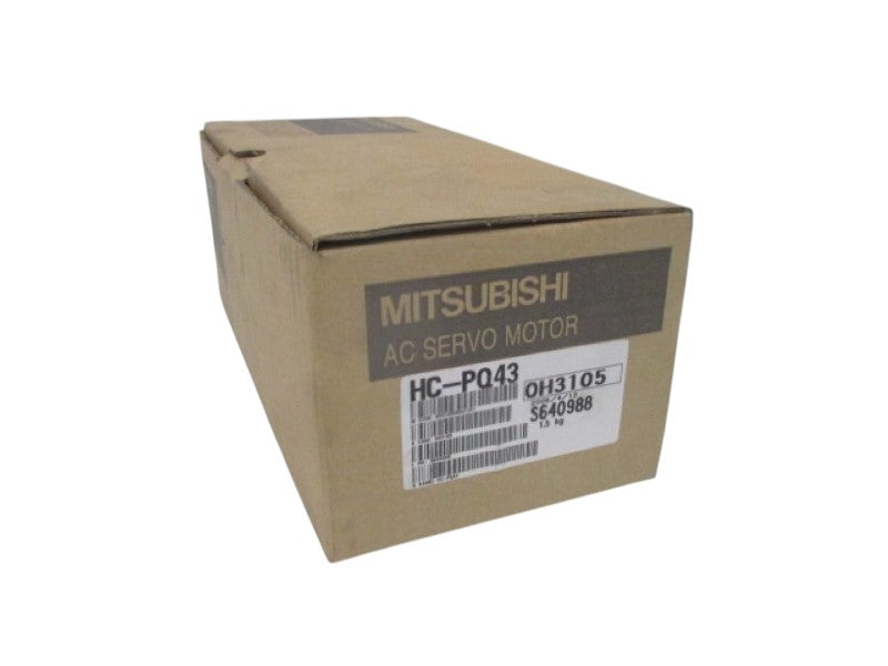 MITSUBISHI HC-PQ43 AC SERVO MOTOR 3AC 122V 2.8A NSMP