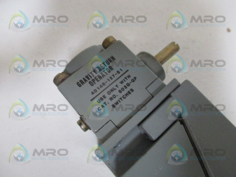 ALLEN BRADLEY 802G-GP SER. H LIMIT SWITCH UNMP