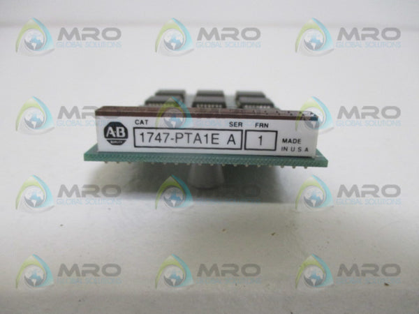 ALLEN BRADLEY 1747-PTA1E SER. A F/W 1 MEMORY PAK NSNP
