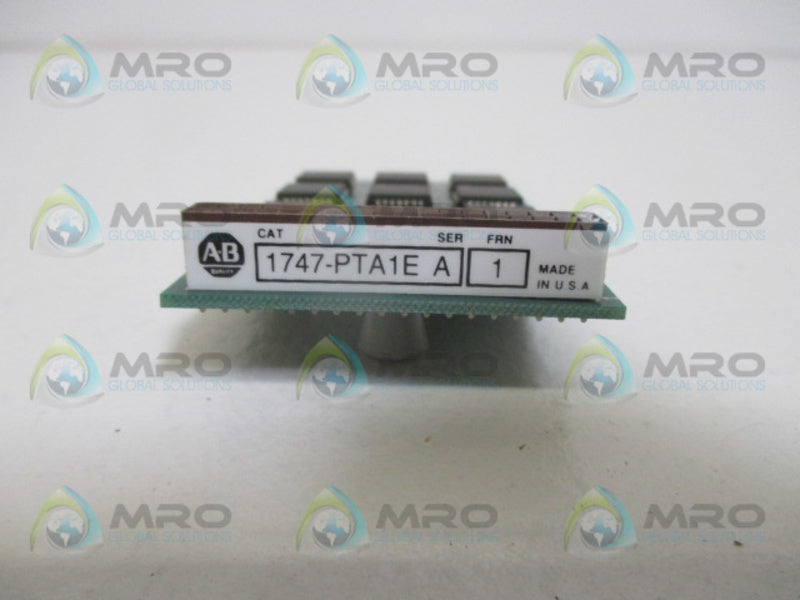 ALLEN BRADLEY 1747-PTA1E SER. A F/W 1 MEMORY PAK NSNP