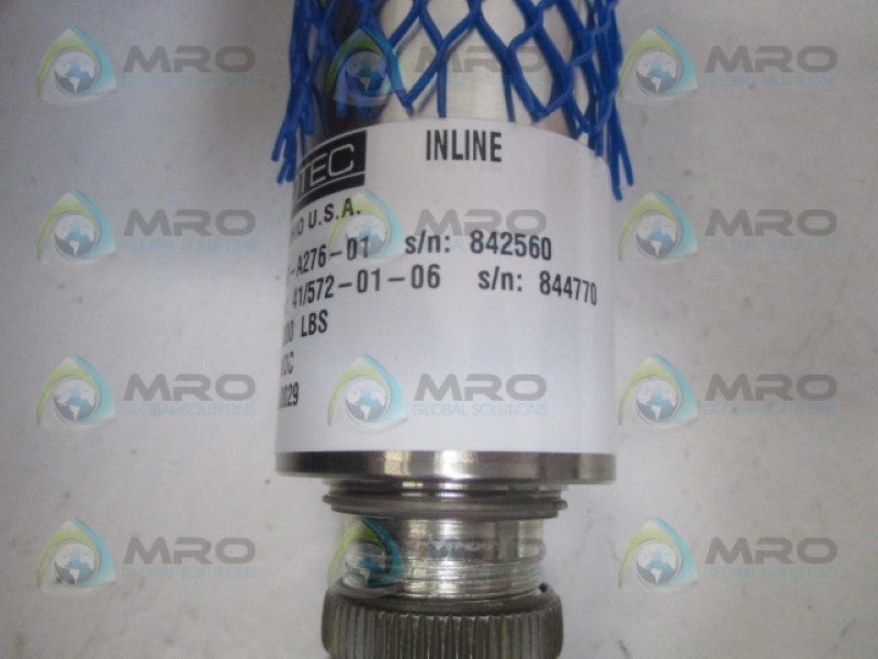SENSOTEC 060-A276-01 41/572-01-06 LOAD CELL RANGE: 2000LBS 10VDC NSMP