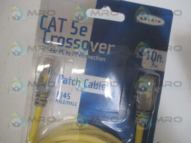 BELKIN A3X126-10-YLW-M PATCH CABLE 10FT NSMP