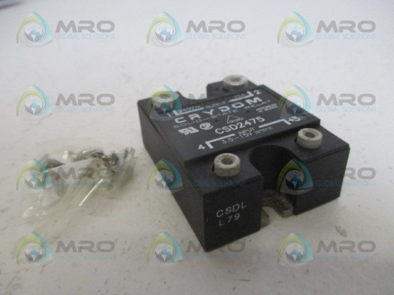 CRYDOM CSD2475 SOLID STATE RELAY 240V/75A NSMP