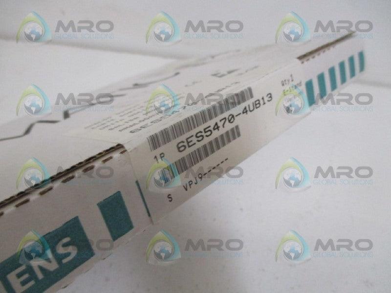 SIEMENS SIMATIC S5 6ES5470-4UB13 ANALOG OUTPUT MODULE NSFS