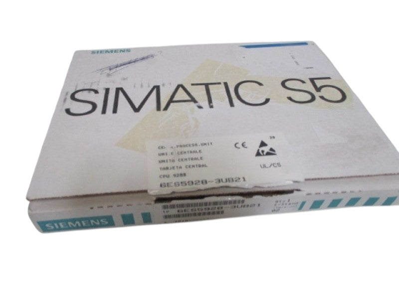 SIEMENS SIMATIC S5 6ES5928-3UB21 CPU CONTROLLER NSMP