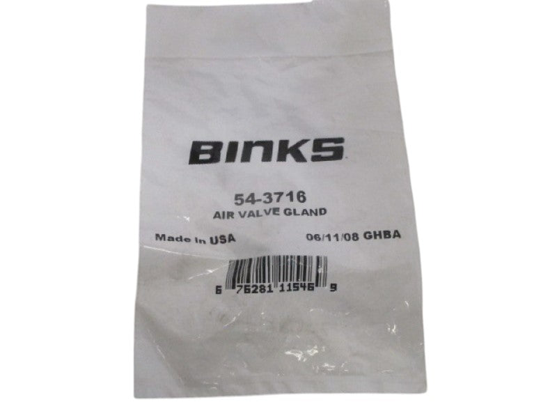 BINKS 54-3716 AIR VALVE GLAND NSMP