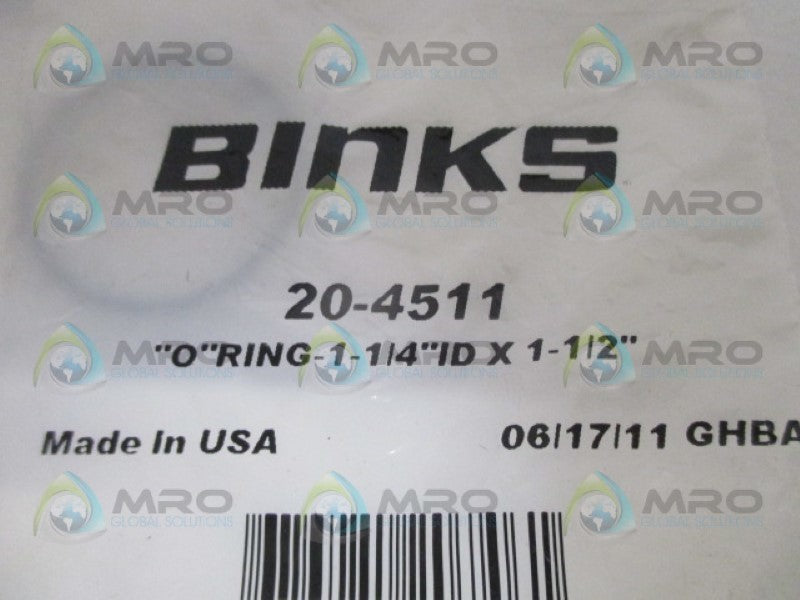 BINKS 20-4511 O-RING NSMP
